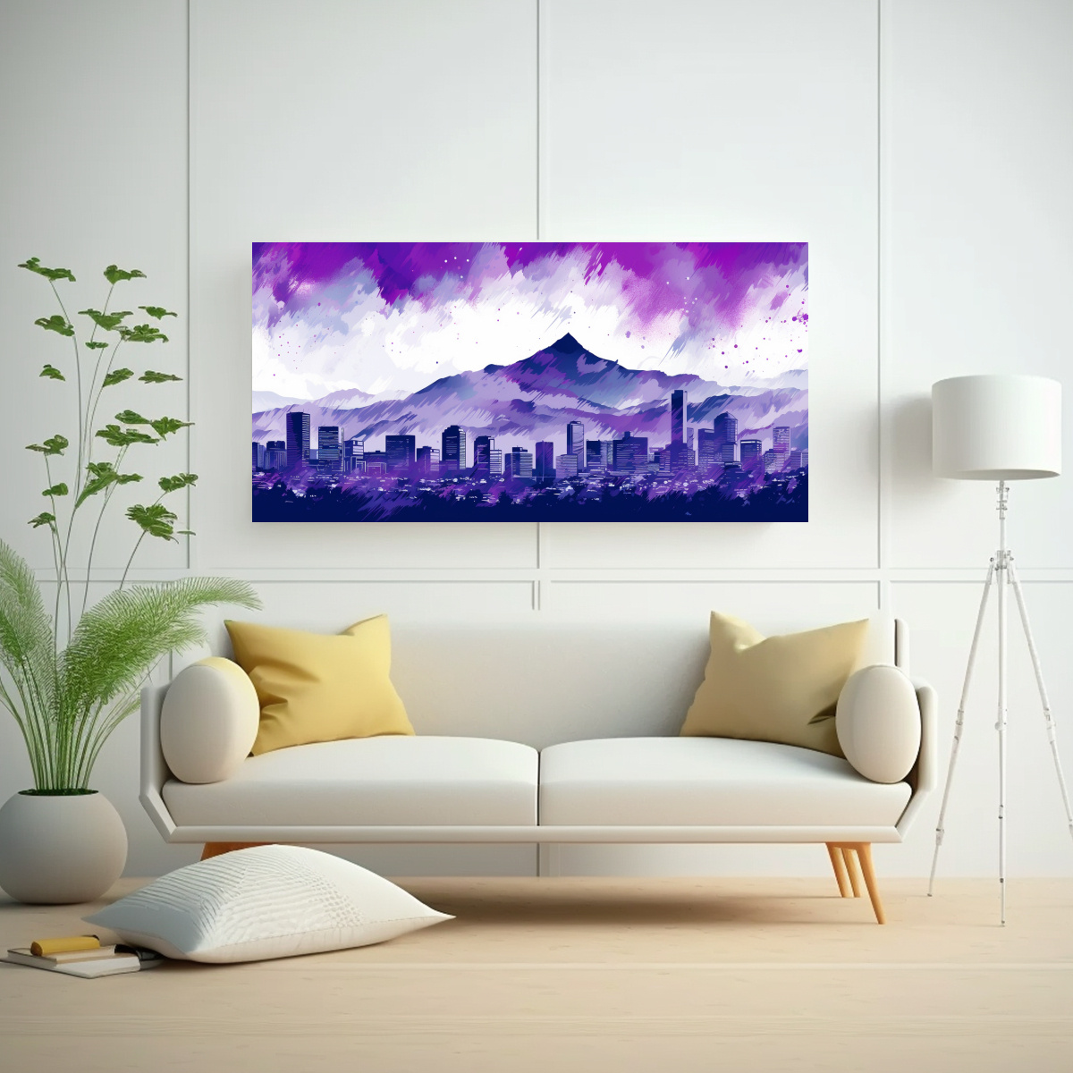 PINTURAS DECORATIVAS DE LIENZO ABSTRACCIÓN 120X60 CM - 2