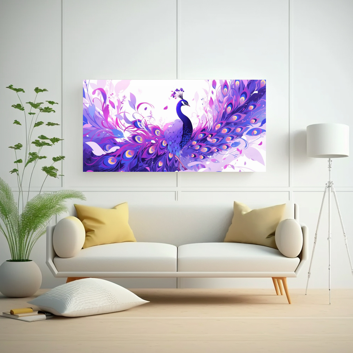 CUADRO DECORATIVO MOVIMIENTO HOGAR ESTILO NEOPOP 160X80 CM - 2
