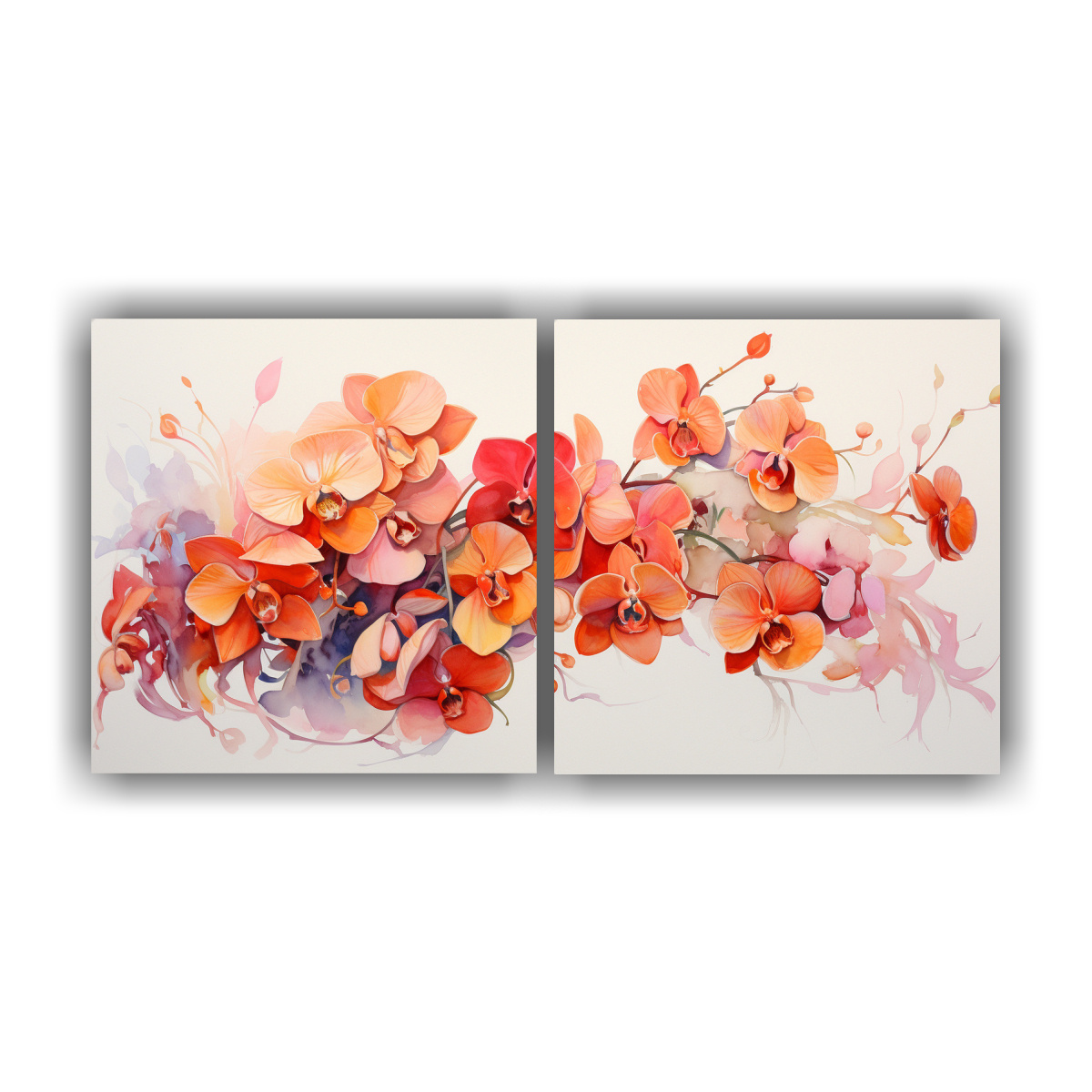 LIENZOS DE TELA CALIDOS LIVING A ORCHIDS FLOWERS 160X80 CM - 1
