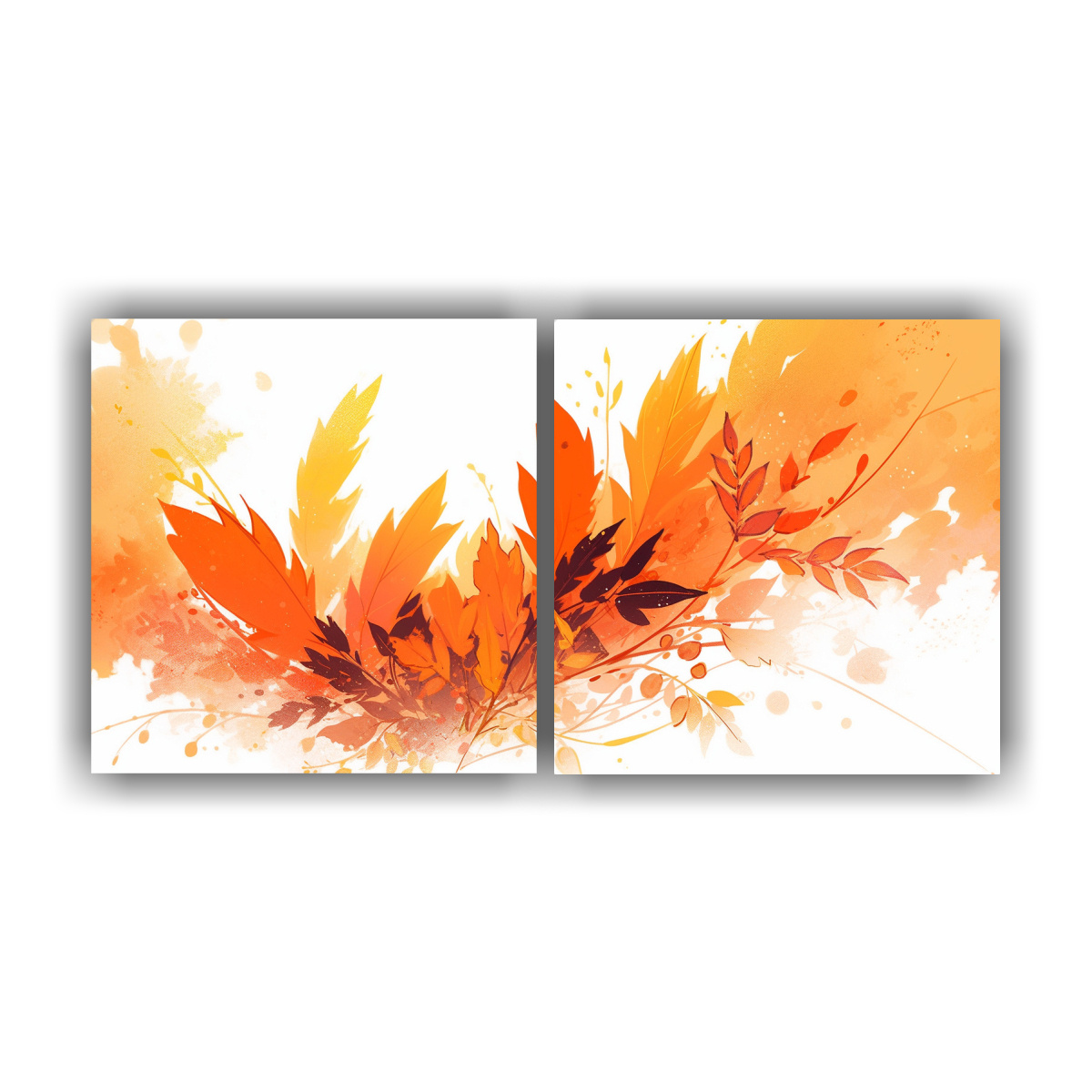 PINTURAS DE DECORACIÓN CON LÍNEAS FINAS EN 60X30 CM - 1
