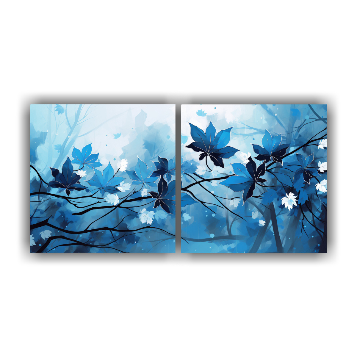 PINTURAS DECORATIVAS DE ÁRBOLES DE ARCE EN 100X50 CM - 1