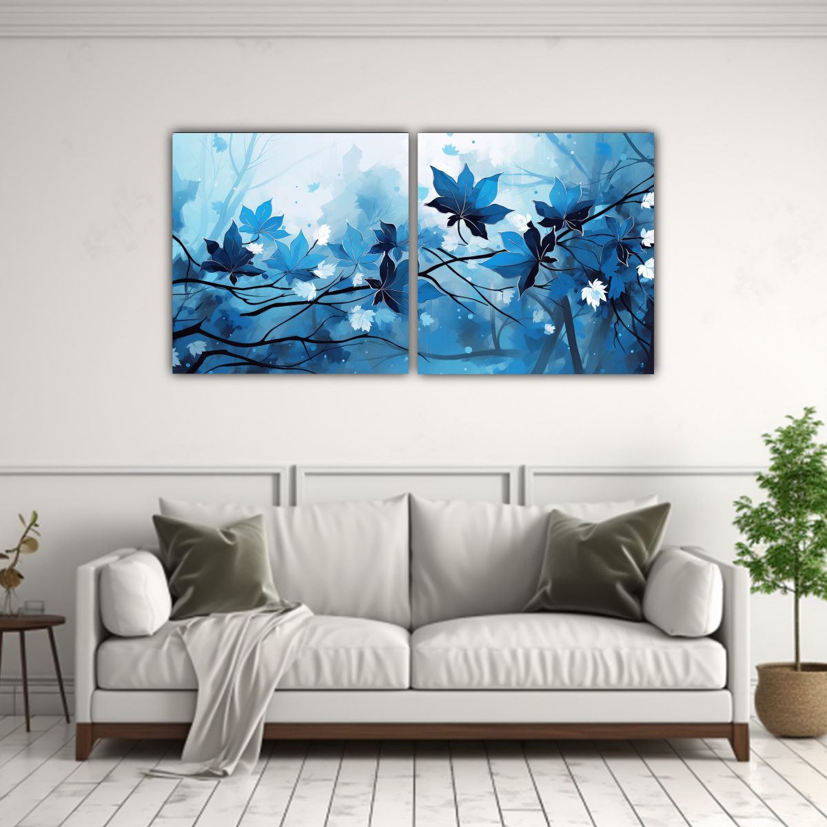 PINTURAS DECORATIVAS DE ÁRBOLES DE ARCE EN 100X50 CM - 2