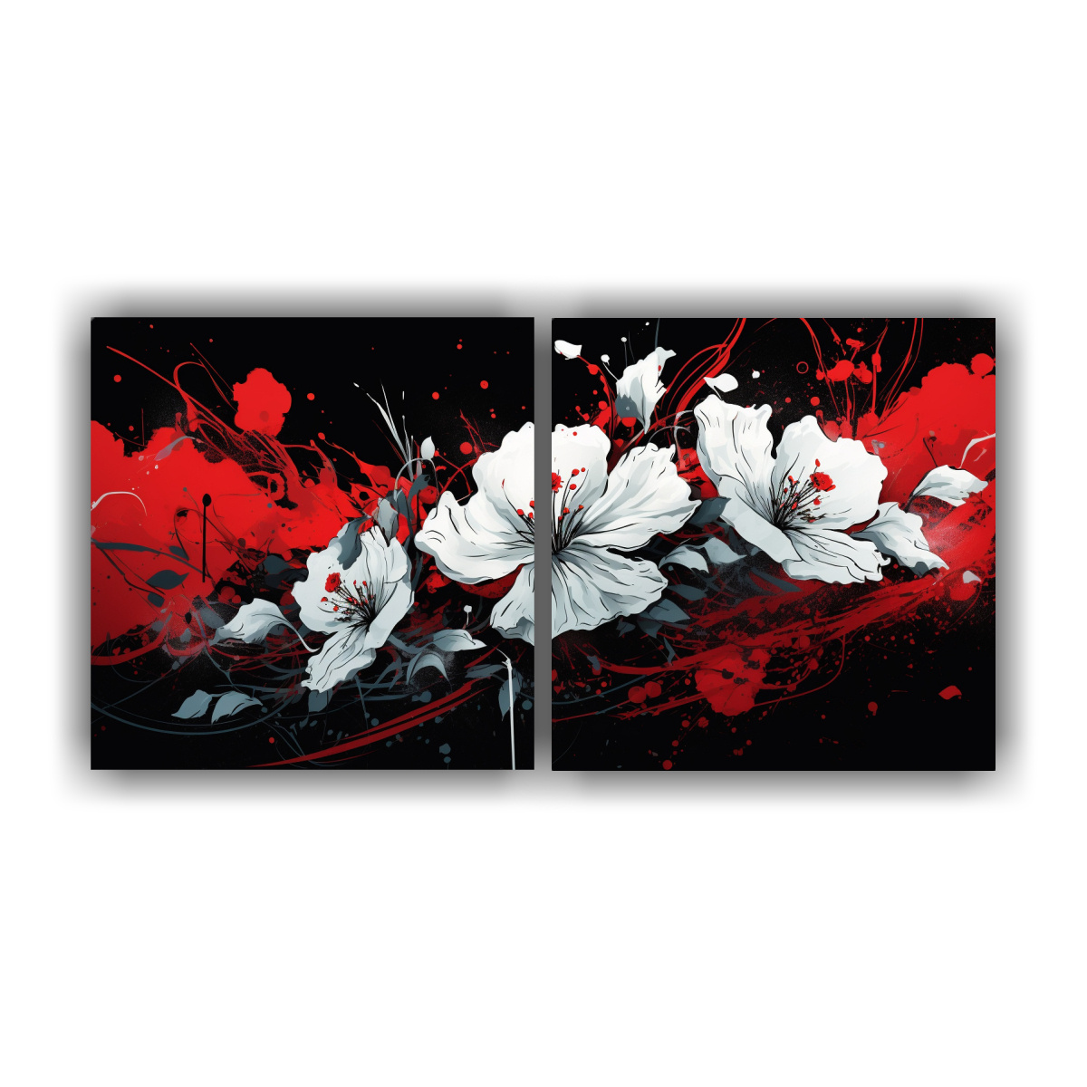 PINTURAS DECORATIVAS ESTILO NEONOIR COLORES 40X20 CM - 1