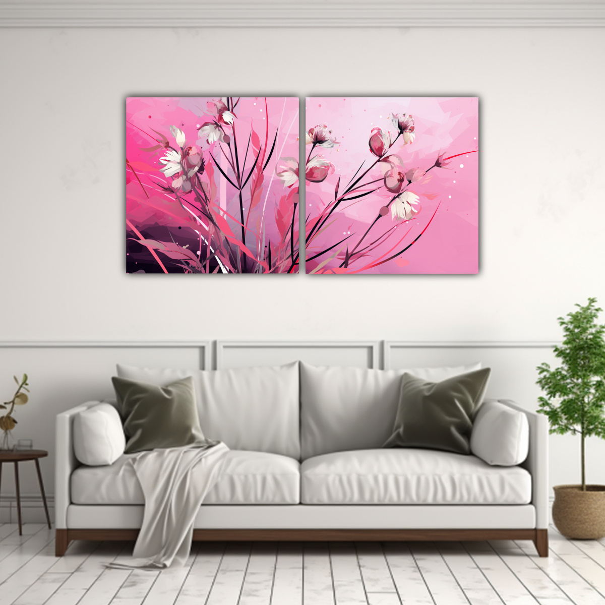 CUADROS INSPIRADORES LEMONGRASS EN ROSA NEONOIR 40X20 CM - 2