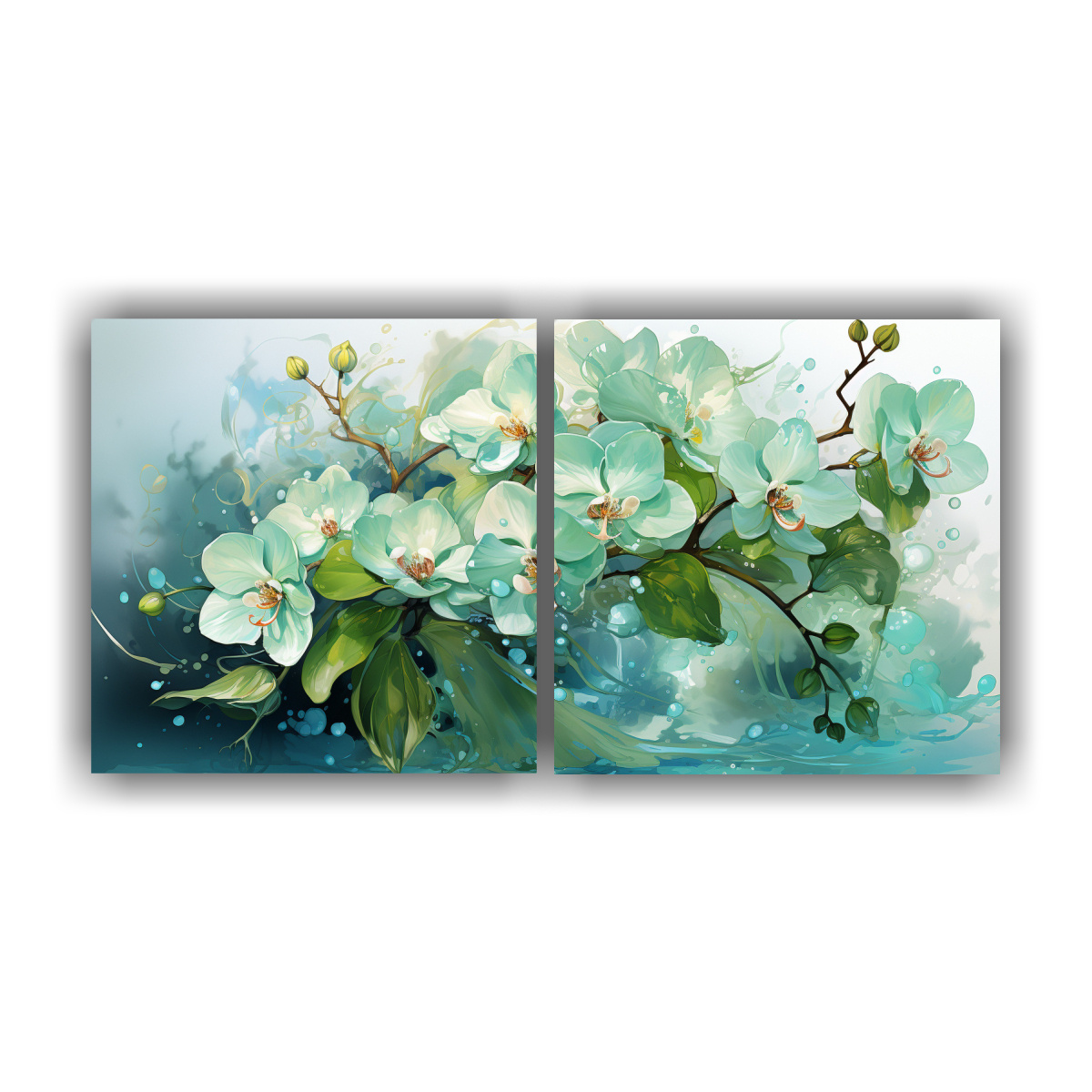 ARTES DE PARED CALIDOS PERSONALIDAD CON FLORES DE 160X80 CM - 1