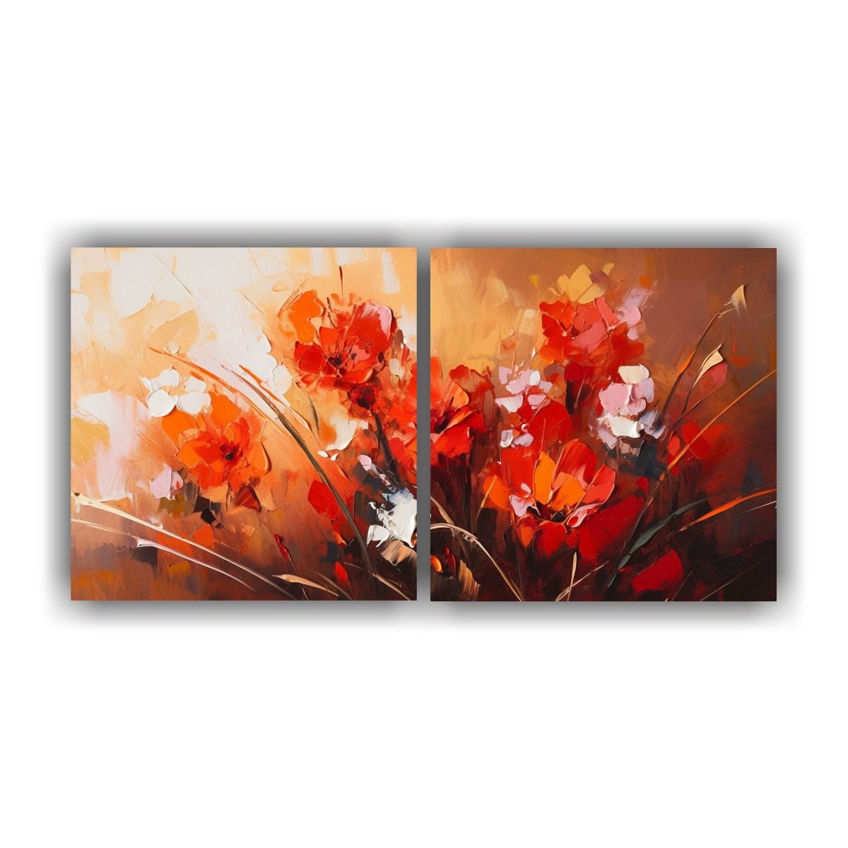 CUADRO DECORATIVO EN BASTIDOR DE DOS TELAS EN 100X50 CM - 1