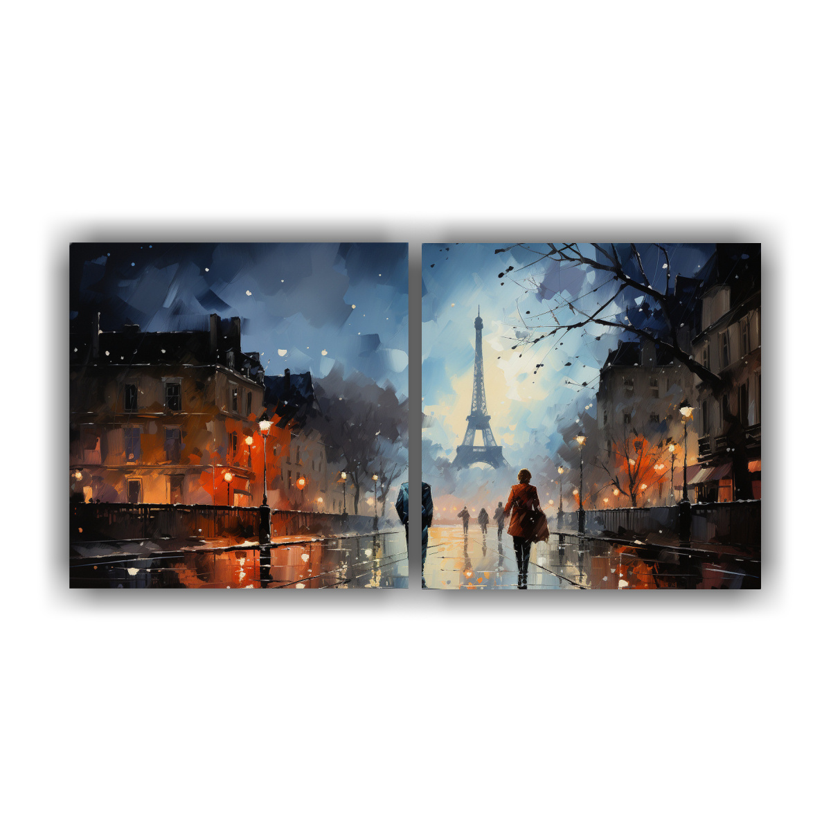 PINTURAS DECORATIVAS DE DOS HOMBRES BESÁNDOSE EN 120X60 CM - 1