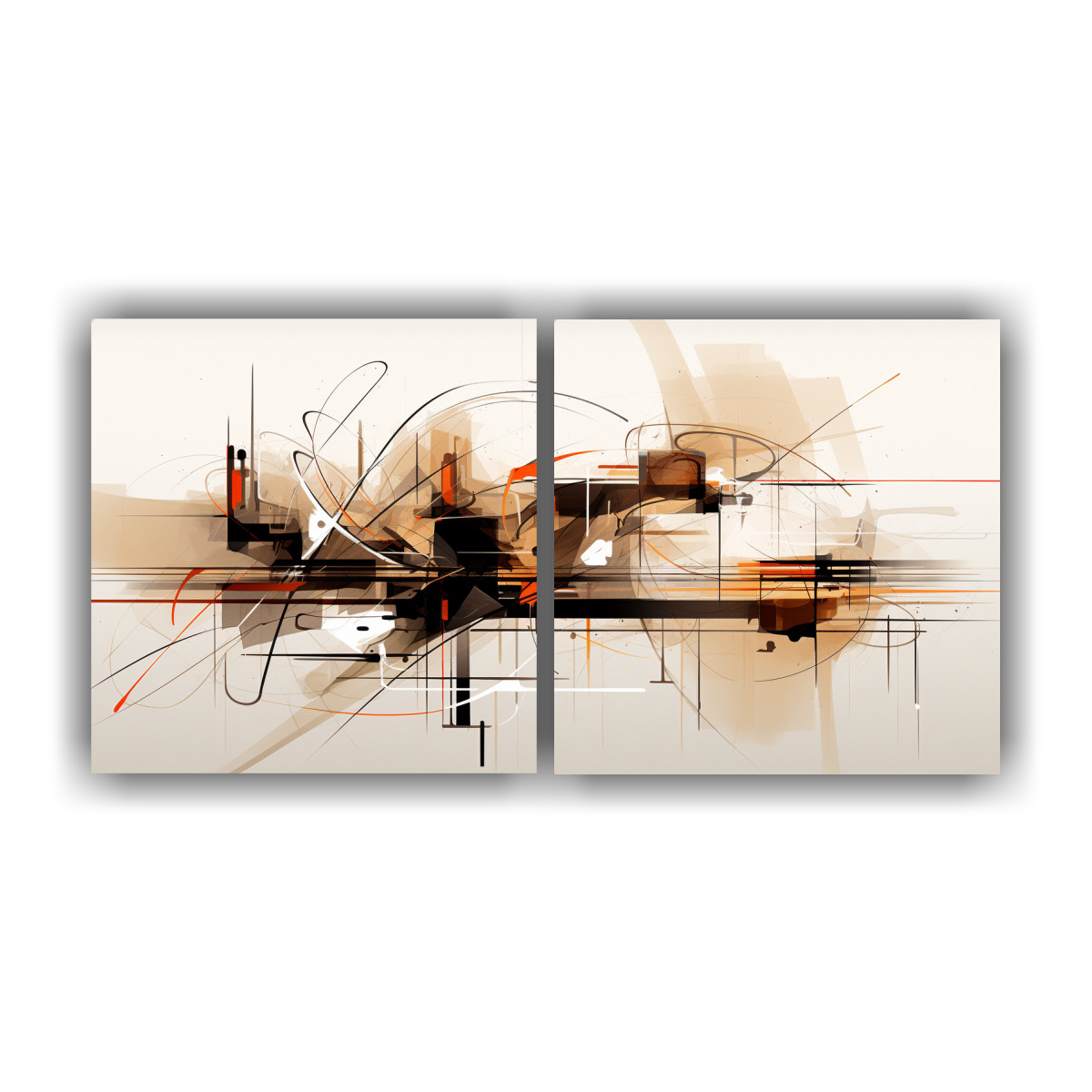 CUADROS ACUARELA RELIEVE ESTILO BERLIN BY 40X20 CM - 1