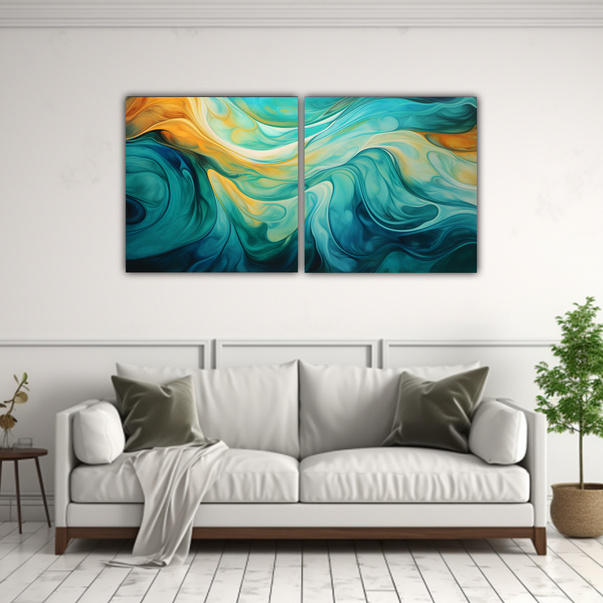 LIENZOS MODERNOS INSPIRADOS EN PATRONES 160X80 CM - 2