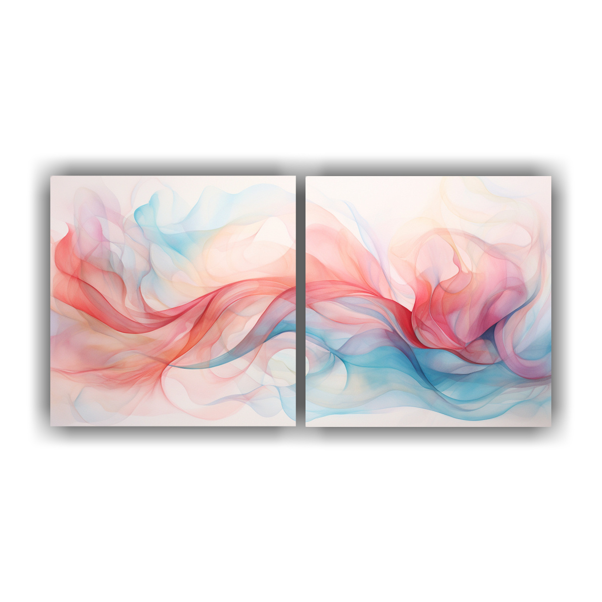 LIENZOS DECORACIÓN ABSTRACTOS CON PATRONES 40X20 CM - 1