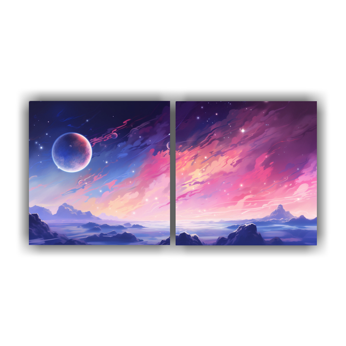 PINTURAS DECORATIVAS DE LA NATURALEZA VIVA EN 40X20 CM - 1