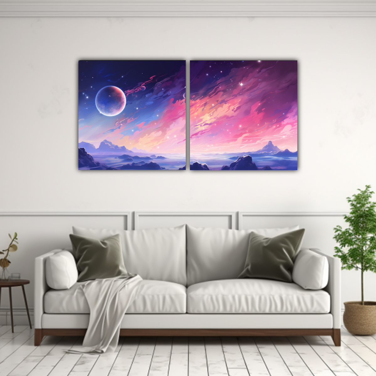 PINTURAS DECORATIVAS DE LA NATURALEZA VIVA EN 40X20 CM - 2