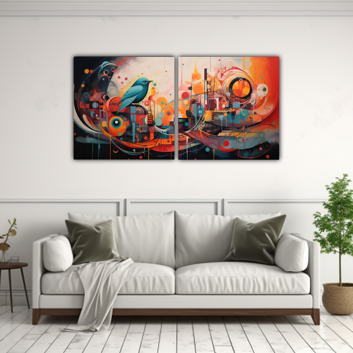 PINTURAS DECORATIVAS DOS ARTES: CUENTOS 100X50 CM - 2