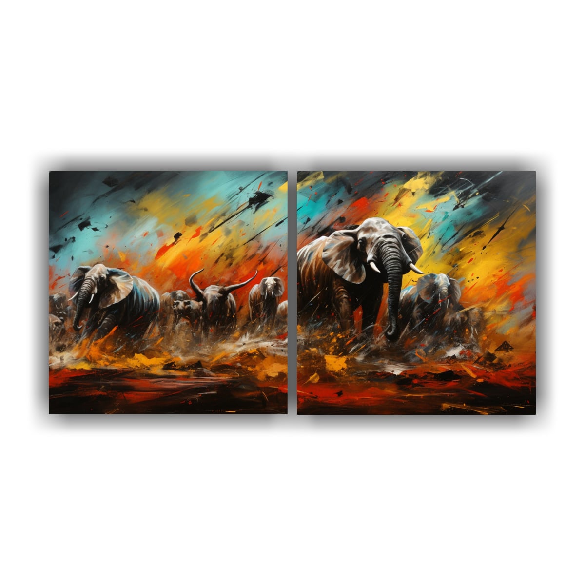 CUADRO DECORATIVO TEMÁTICA EXPRESIÓN DE LA 120X60 CM - 1