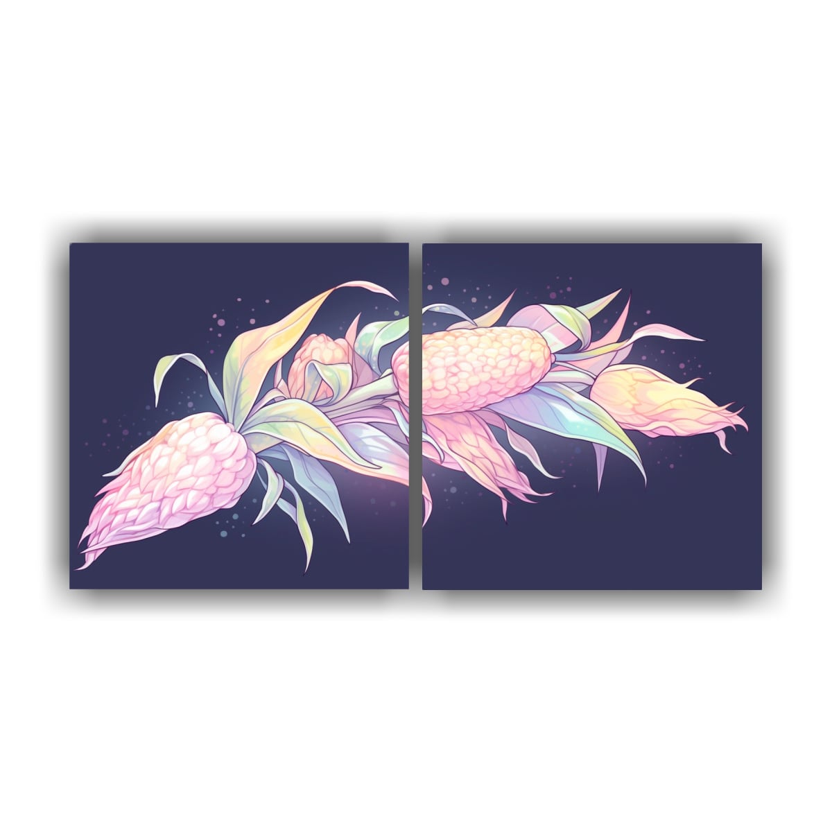 CUADROS DECORATIVOS ARMONÍA CROMÁTICA A MAÍZ 140X70 CM - 1
