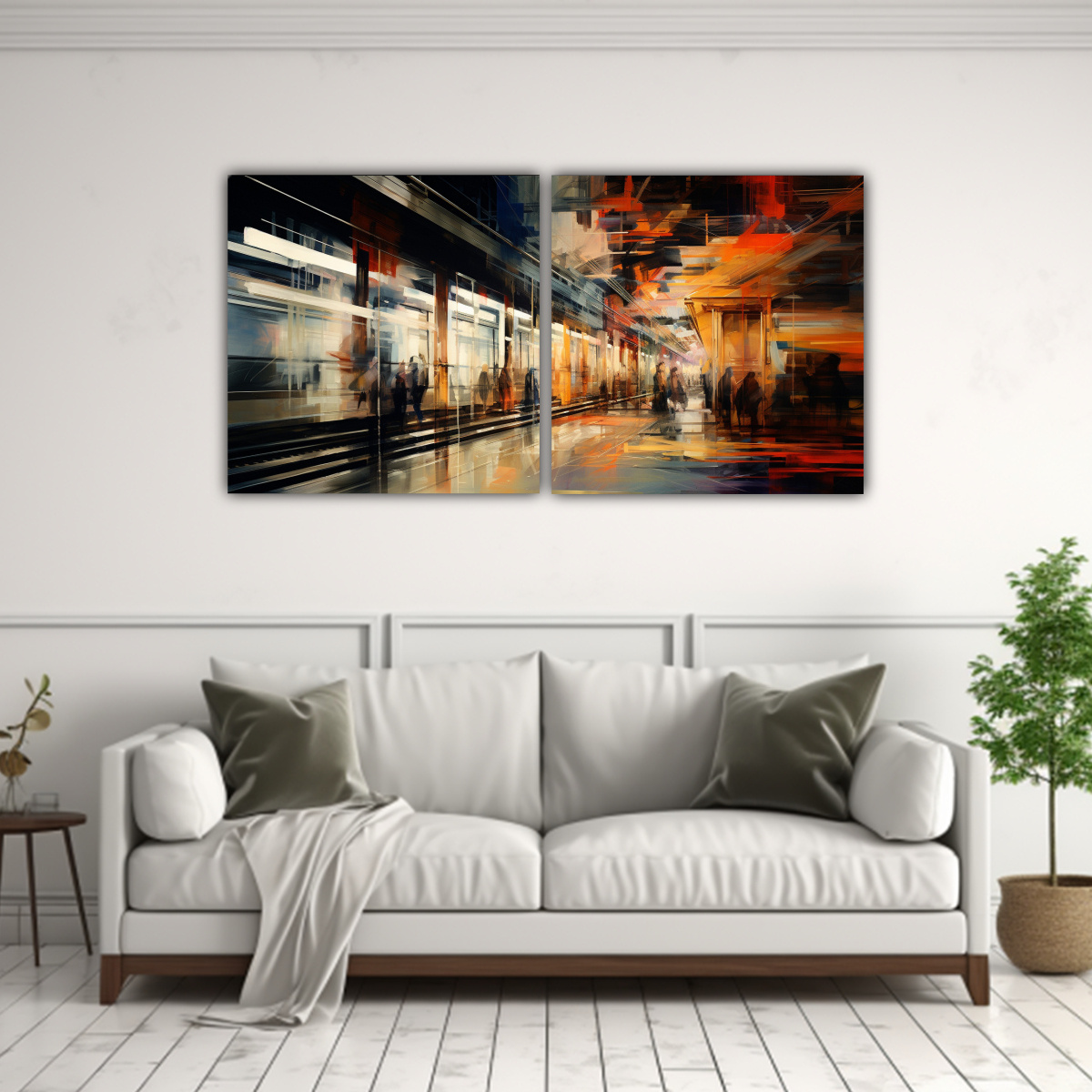 PINTURAS DECORATIVAS INSPIRADORAS A TODO COLOR 100X50 CM - 2