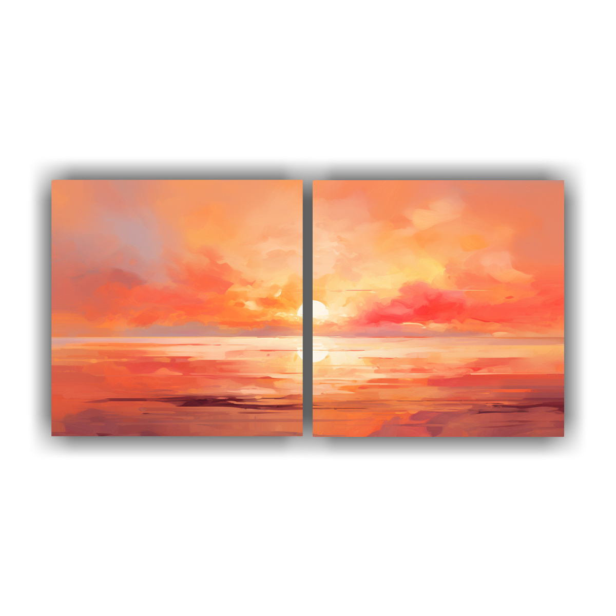 PINTURAS DECORATIVAS DE LA CAUTIVADORA BELLEZA DE 160X80 CM - 1