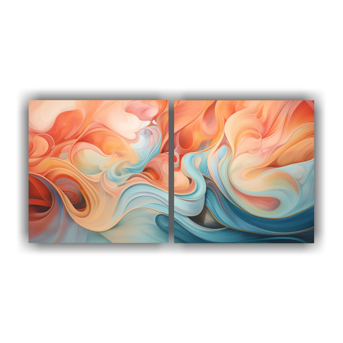ARTES DE PARED ABSTRACTAS VISION SUSURRANTE EN 80X40 CM - 1