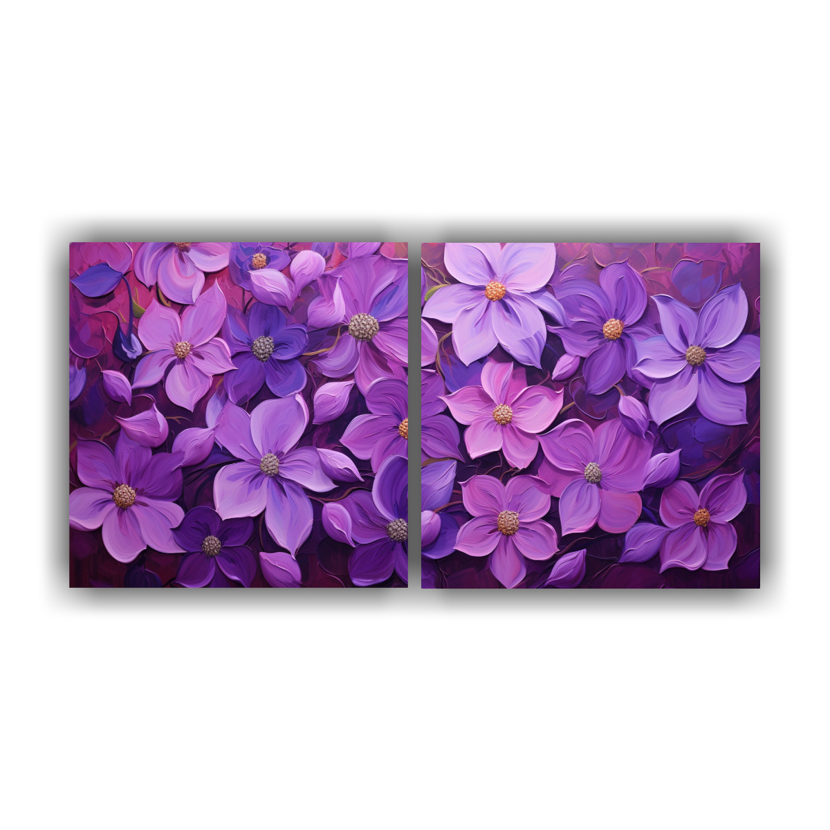 LIENZOS ADORNO A PURPLE AND MAGENTA COLORES 140X70 CM - 1