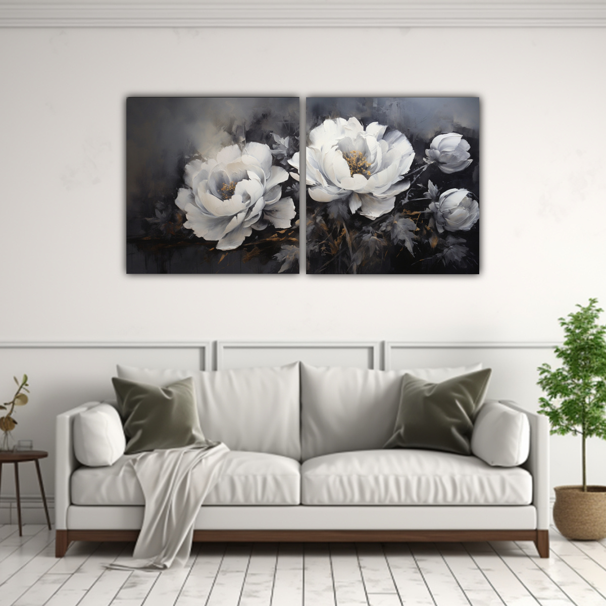 CONJUNTO DE TELAS EN BASTIDOR CON TEMA RESISTENTE 120X60 CM - 2