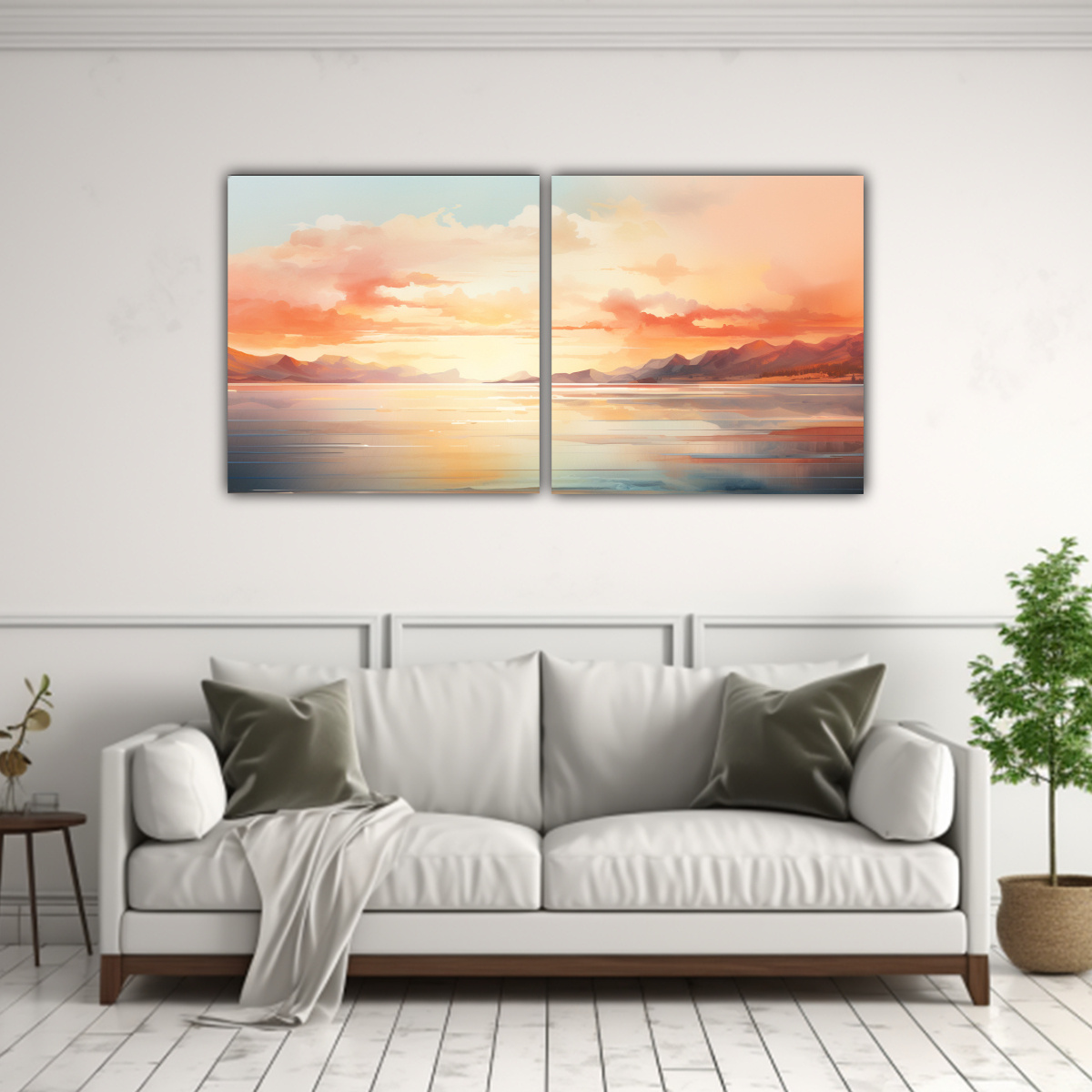 PINTURAS DECORATIVAS ABSTRACTAS DE 160X80 CM - 2