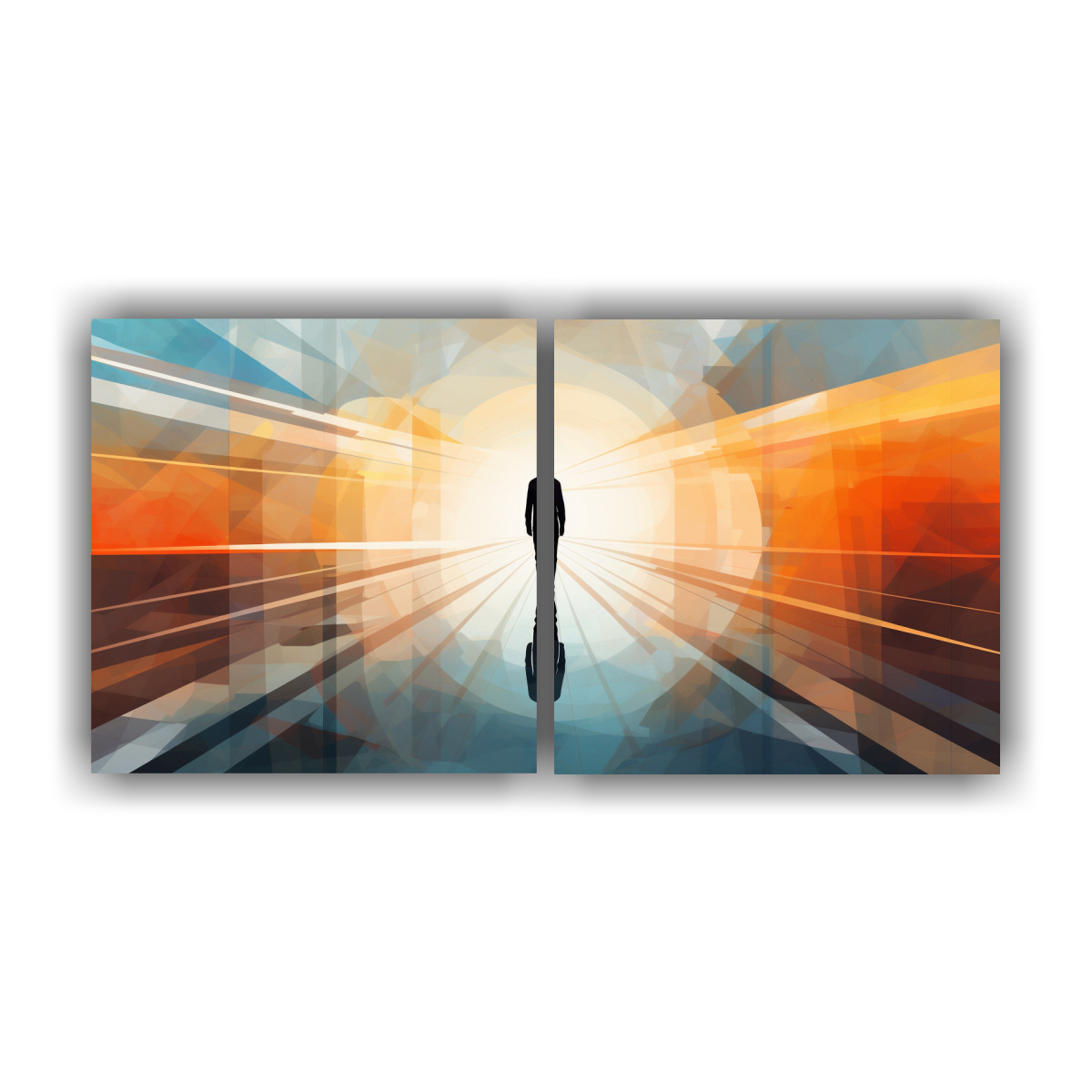 PINTURAS DECORATIVAS: FIGURA HUMANA INTENSA EN 80X40 CM - 1