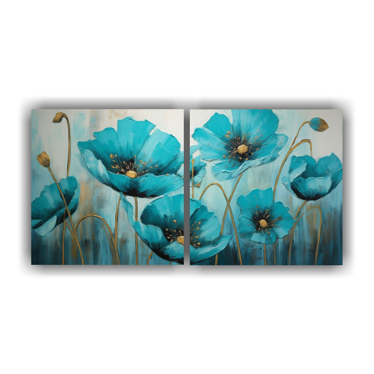 CUADROS DECORATIVOS DE DISEÑO LINEAL CON 60X30 CM - 1