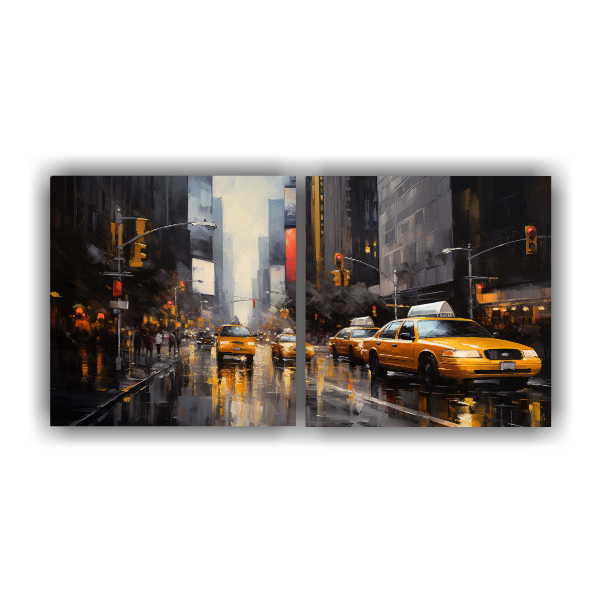 DIPTICO MODERNO INTENSO CREA IMPRESIONANTES Y 140X70 CM - 1