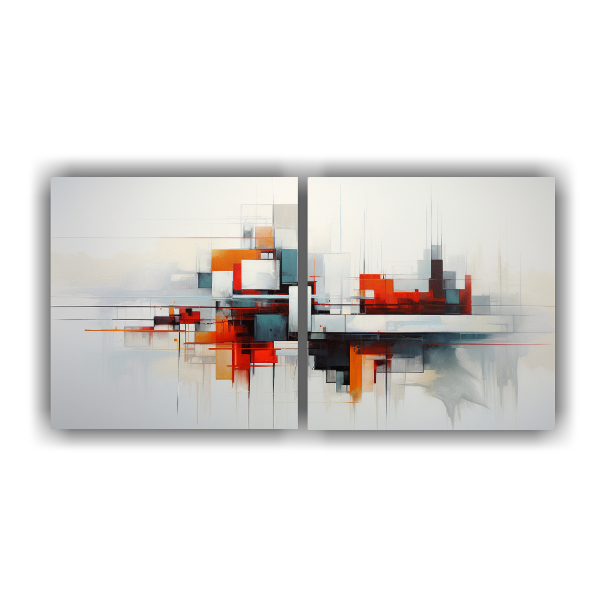 CUADROS MODERNOS ABSTRACTOS HORIZONTALES DE 160X80 CM - 1