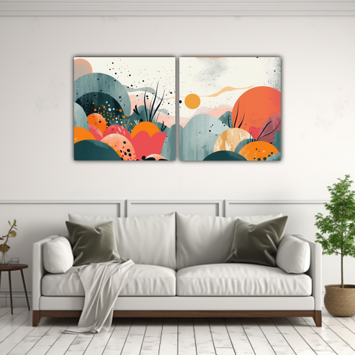 PINTURAS DECORATIVAS CREATIVAS UNIVERSALES DE 100X50 CM - 2