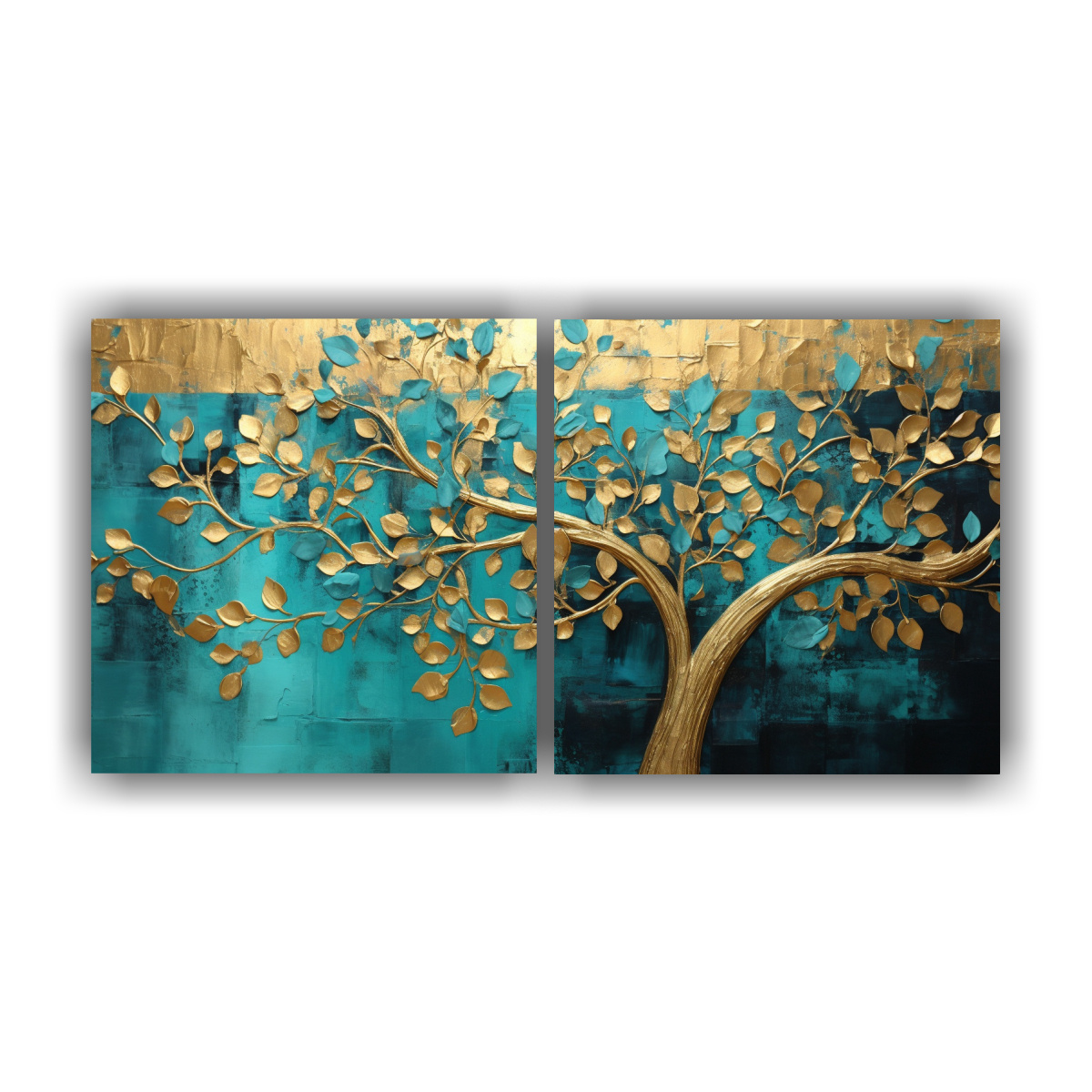 CONJUNTO DE ARTE GRÁFICO: IMAGEN DE ÁRBOL EN 120X60 CM - 1