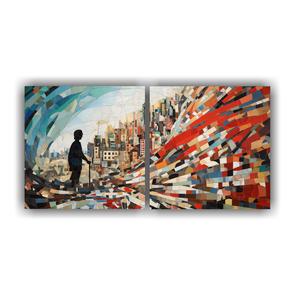 PINTURAS DECORATIVAS DE ALTA CALIDAD CON 160X80 CM - 1