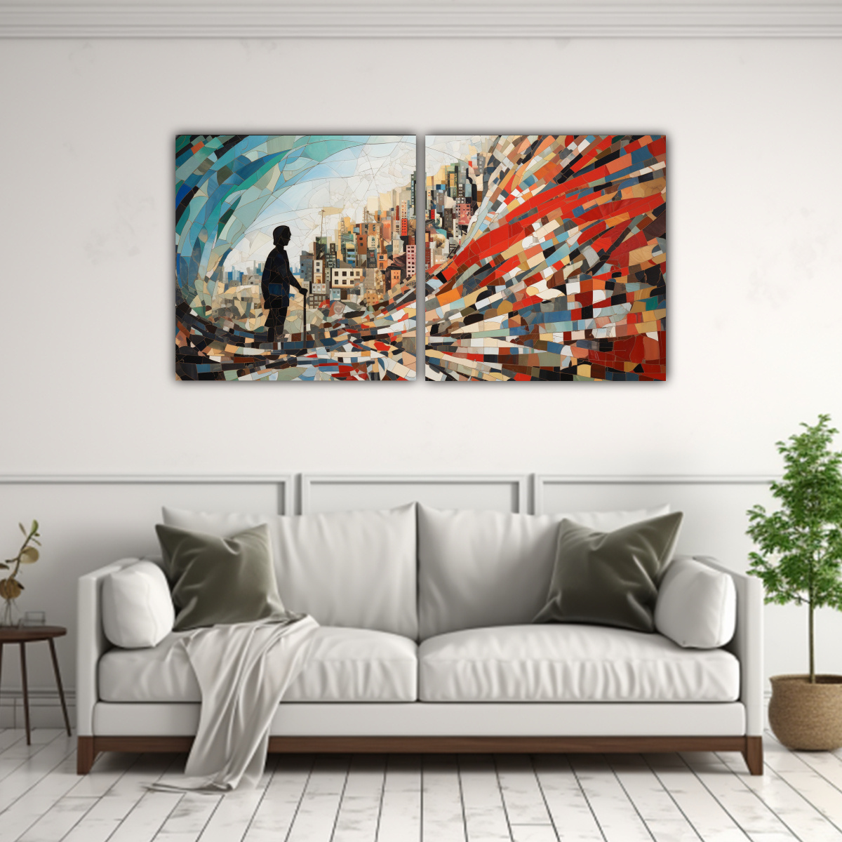 PINTURAS DECORATIVAS DE ALTA CALIDAD CON 160X80 CM - 2