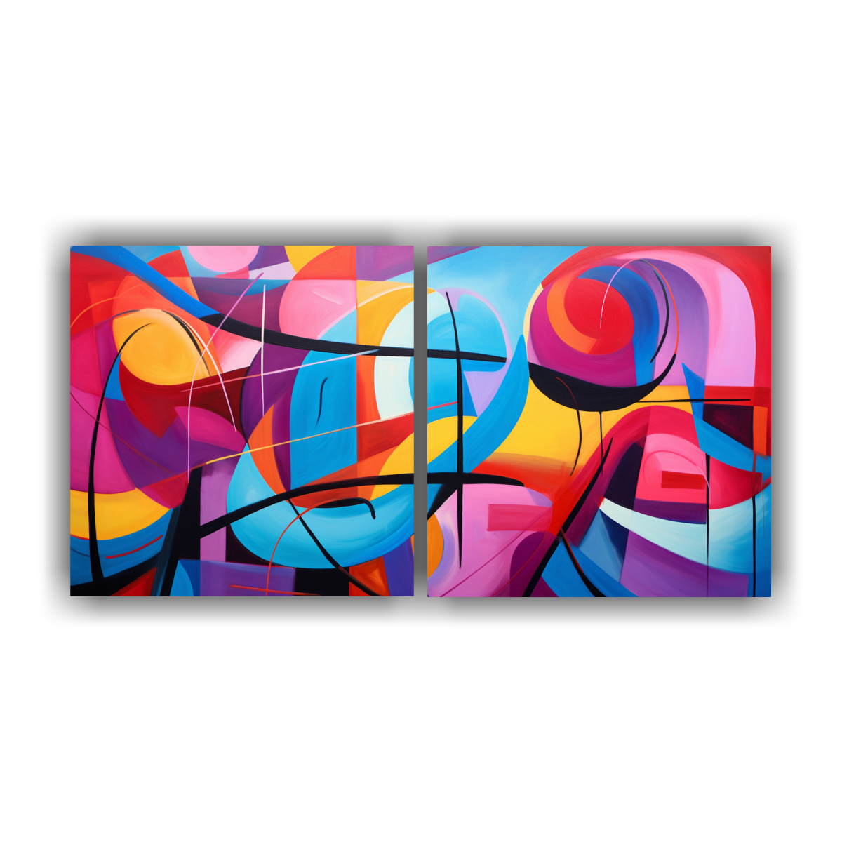 PINTURAS DECORATIVAS INSPIRADAS EN LA VITALIDAD 60X30 CM - 1