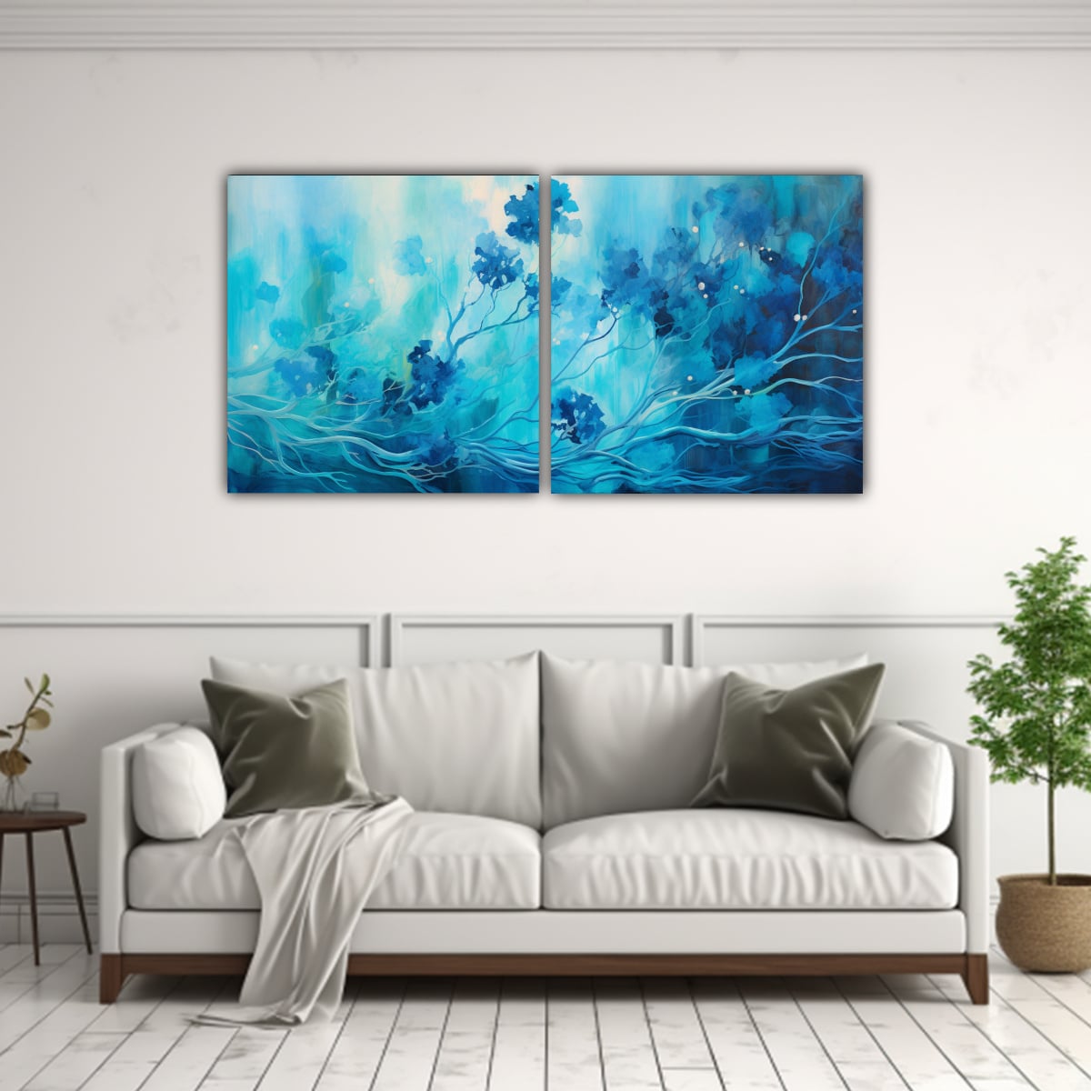 CUADROS INSPIRADORES DE UN MUNDO SUBMARINO 160X80 CM - 2