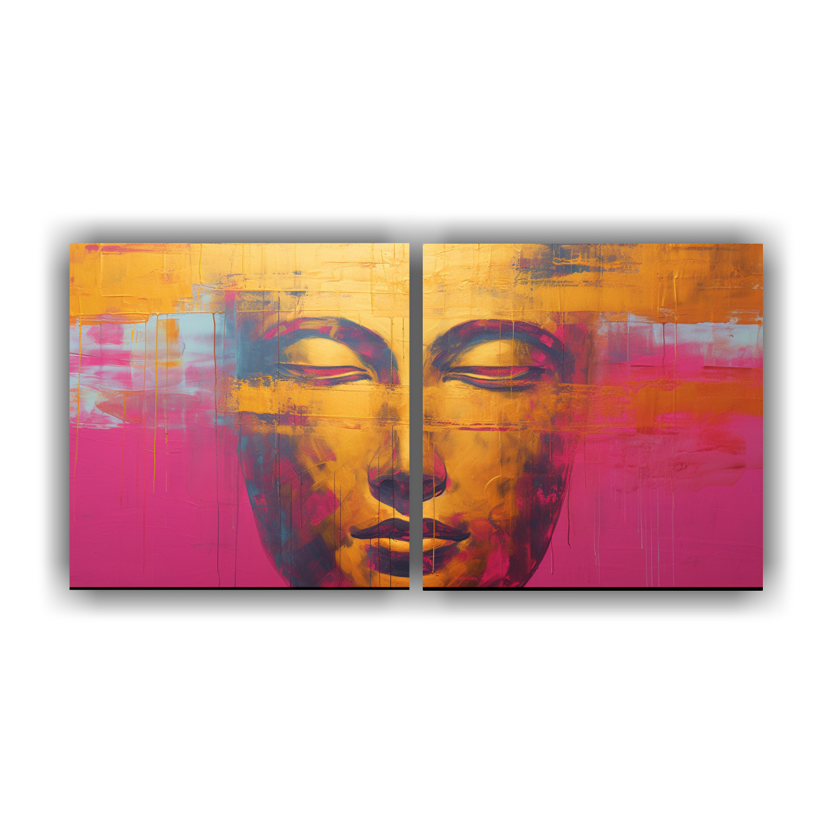 CUADROS DE DECORACIÓN DE ESTILO ABSTRACTO CON 80X40 CM - 1