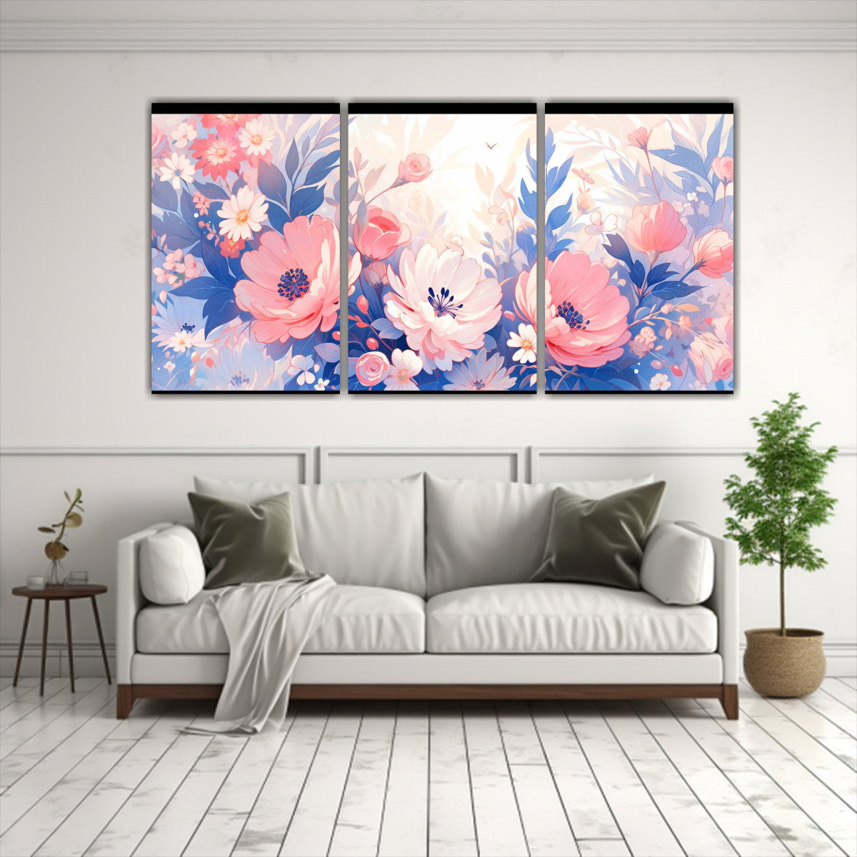 PINTURA DECORATIVA ESTILO NEONOIR EN TONOS 120X60 CM - 2