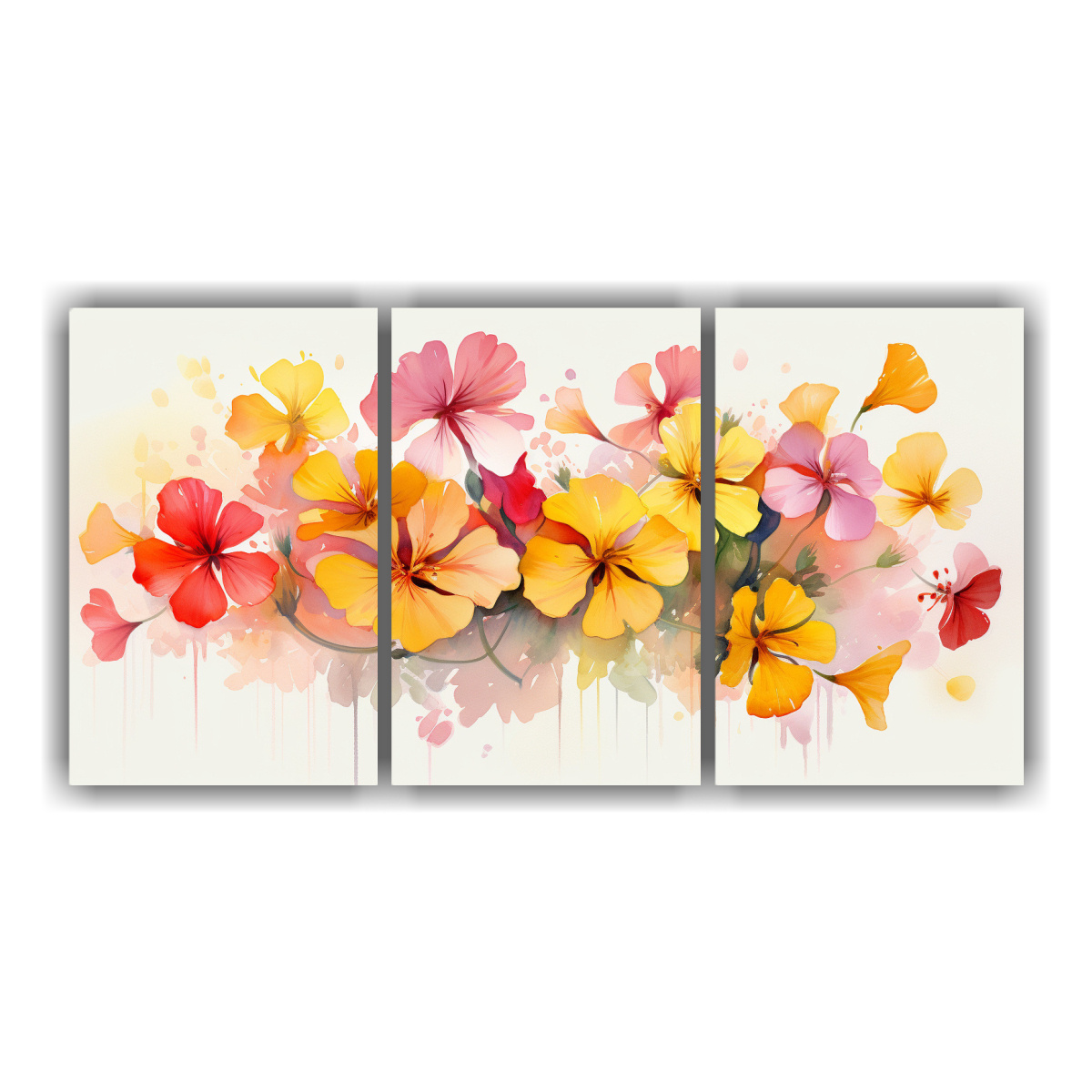 CONJUNTO DE 3 LIENZOS DE TELA INSPIRACIÓN 150X75 CM - 1