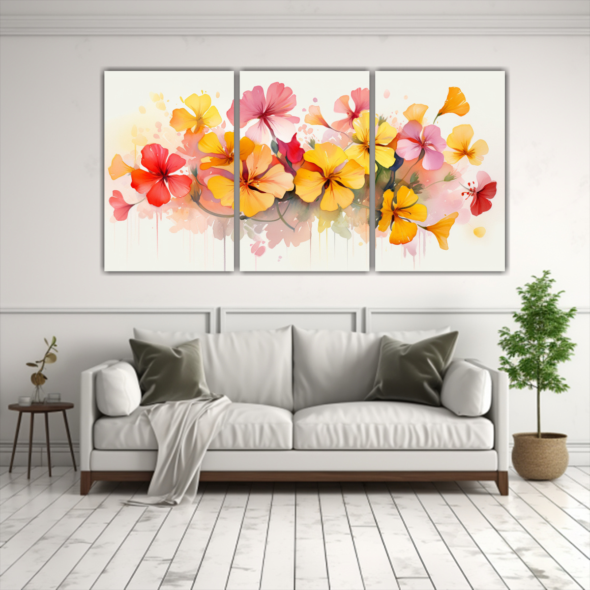 CONJUNTO DE 3 LIENZOS DE TELA INSPIRACIÓN 150X75 CM - 2