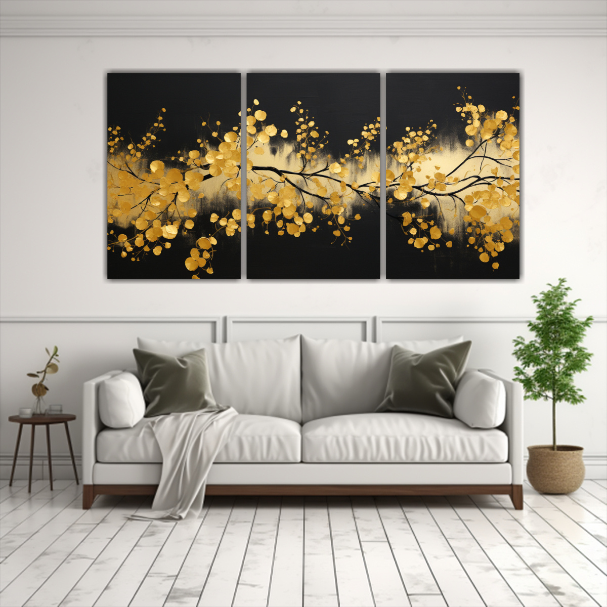 CUADRO DECORATIVO INSPIRADO EN ÁRBOL DE ACACIA 240X120 CM - 2