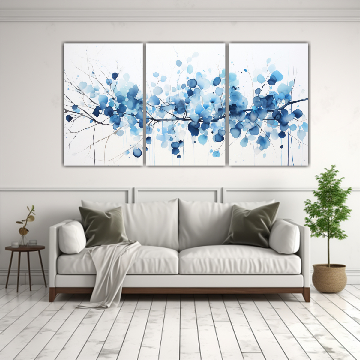 PINTURA ABSTRACTA PARA OFICINA ÁRBOL DE 240X120 CM - 2