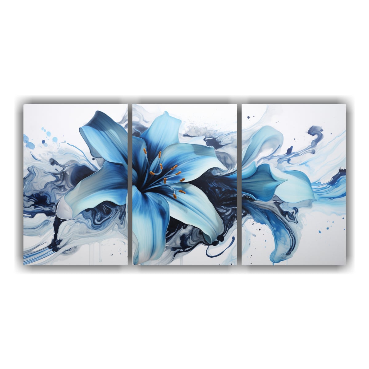 PINTURAS DECORATIVAS ABSTRACTAS CON ESTRELLAS EN 150X75 CM - 1