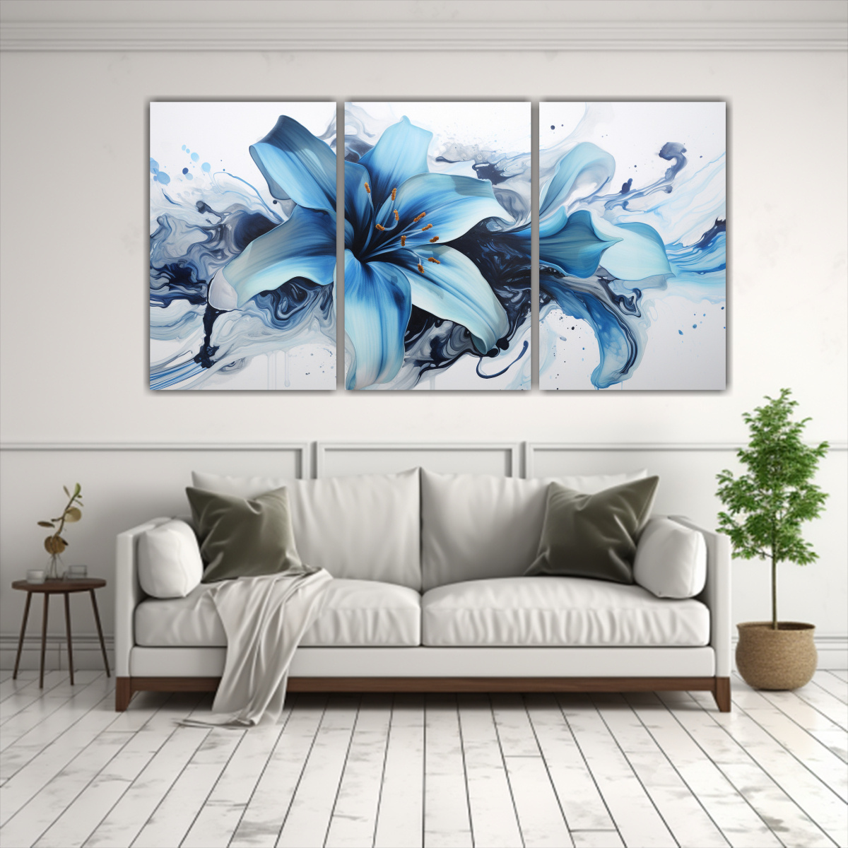 PINTURAS DECORATIVAS ABSTRACTAS CON ESTRELLAS EN 150X75 CM - 2
