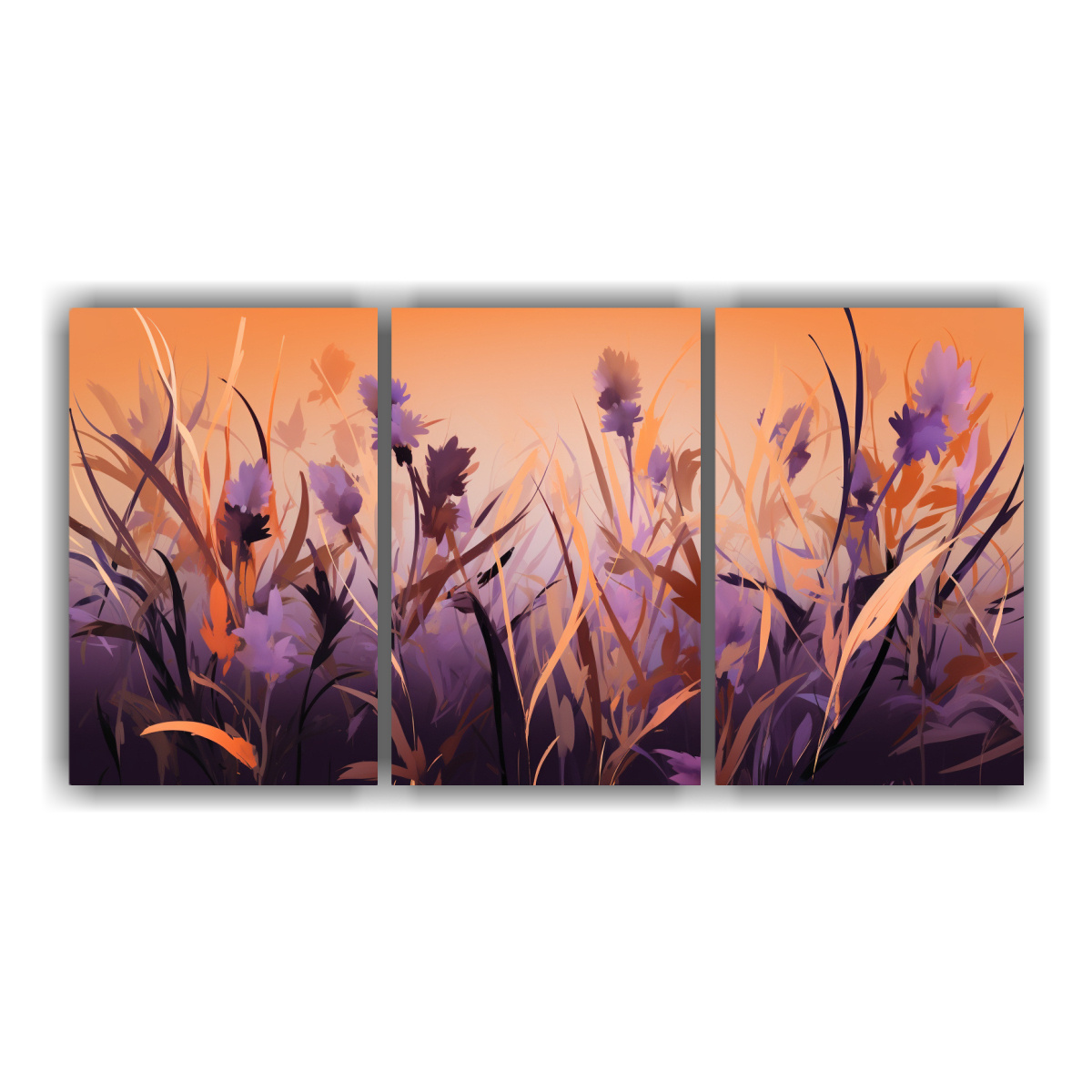 PINTURAS DECORATIVAS MODERNAS DE LAS HIERBAS DE 90X45 CM - 1