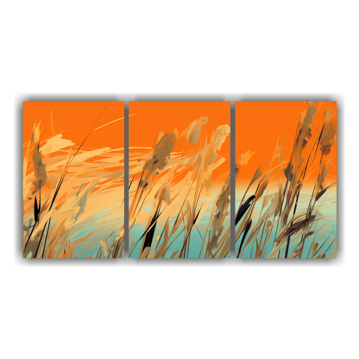 SET DE 3 CUADROS ESTILO GALERÍA PARA DECORACIÓN 60X30 CM - 1