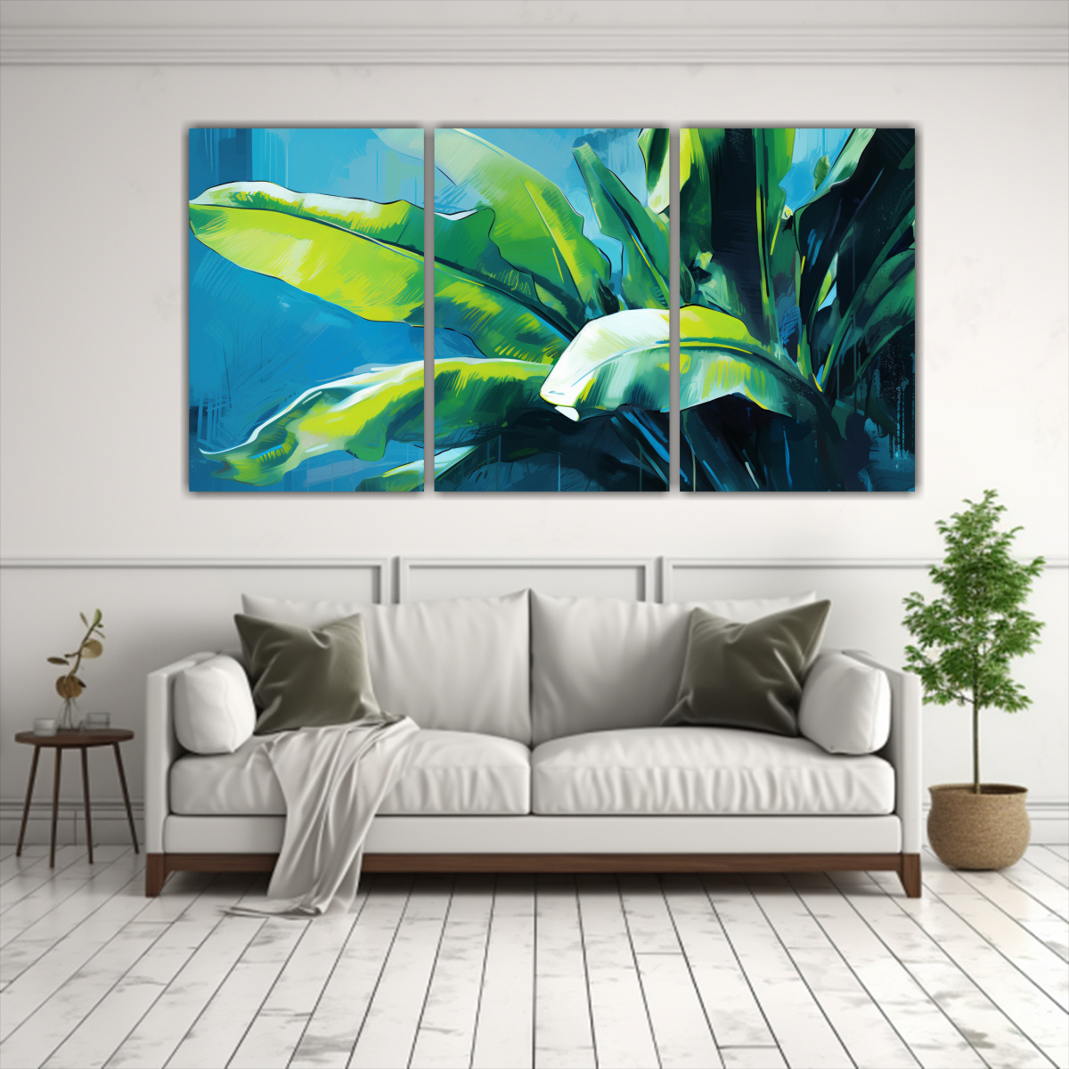 PINTURAS DECORATIVAS CON FORMA DE ÁRBOL DE 180X90 CM - 2