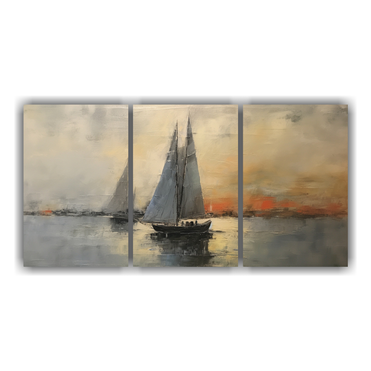 PINTURA DECORATIVA RECTANGULAR INSPIRADA EN 180X90 CM - 1