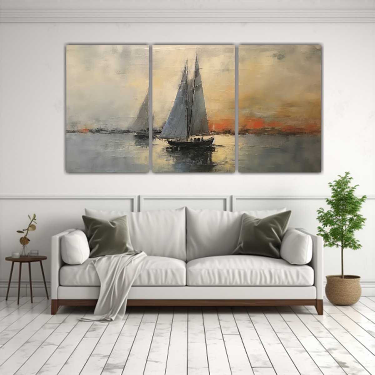 PINTURA DECORATIVA RECTANGULAR INSPIRADA EN 180X90 CM - 2