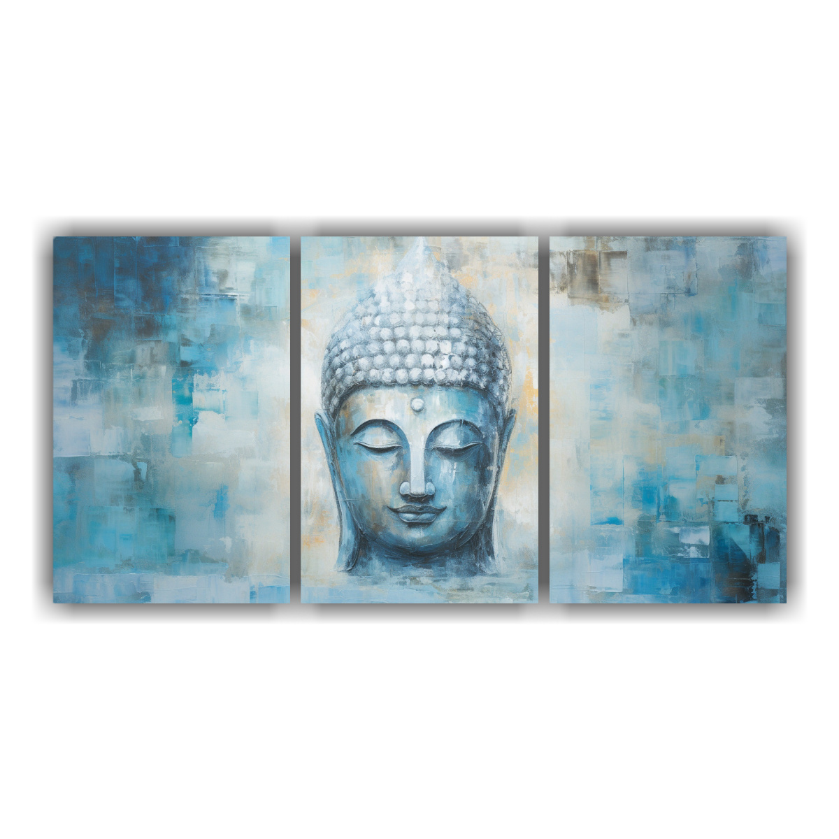 PINTURAS ABSTRACTAS DE DECORACIÓN BUDDHA EN 150X75 CM - 1