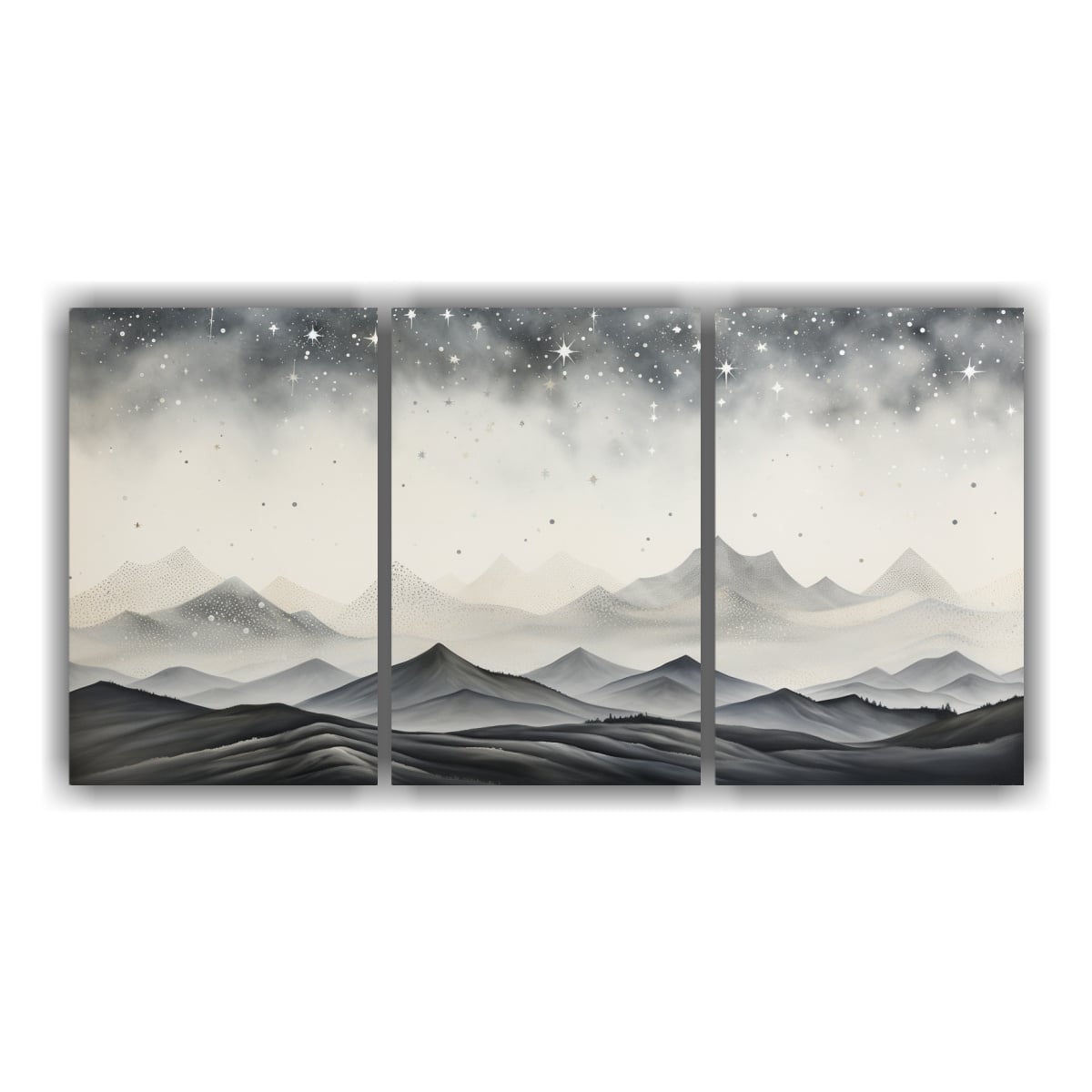 LIENZOS CREATIVOS DE ESCENA MONTAÑOSA ELEGANTE 90X45 CM - 1